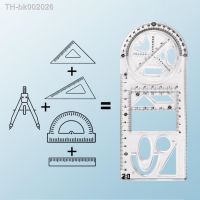๑ Stationery Geometric Drawing School Office Supplies Ruler Protractor Learning Measuring Tool Mathematics Function Ruler