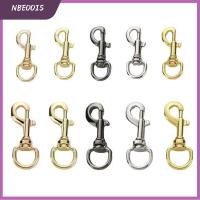 NBEOOIS 4pcs ที่หมุนได้ ตะขอสแนปโลหะ 6020มม. มี5สี หัวเข็มขัดลาก ของใหม่ อุปกรณ์ฮาร์ดแวร์กระเป๋าเดินทาง สายรัดหัวเข็มขัด สายหนังแท้