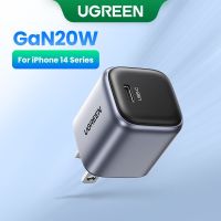 Ugreen 20W GaN ที่ชาร์จ USB-C พอร์ต สําหรับ iPhone 14 iPad