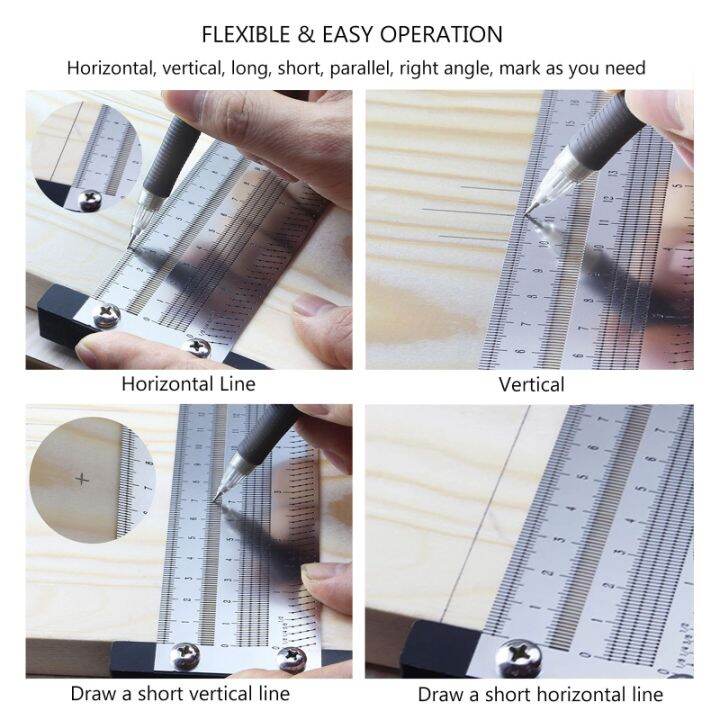 high-precision-t-square-hole-scale-ruler-stainless-woodworking-scriber-mark-line