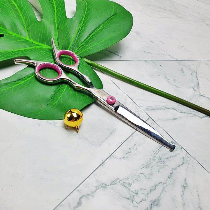 กรรไกรตัดขนสุนัข ปลายโค้งสแตนเลส Top Paw Scissors Curved ball tip