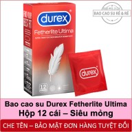 Bao Cao Su Durex Fetherlite Ultima Siêu Mỏng Hộp 12 Cái thumbnail