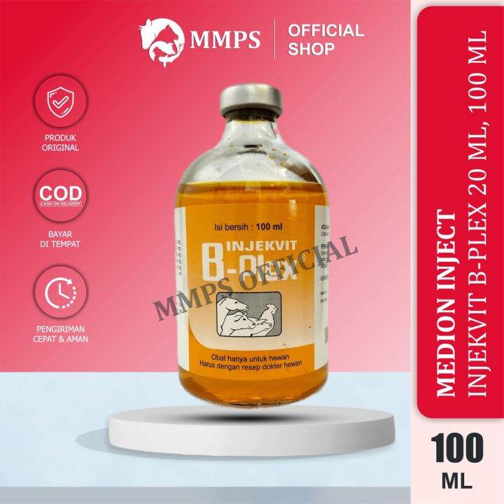 INJEKVIT B PLEX B KOMPLEKS 50 Ml 100 Ml MEDION - Tingkatkan ...