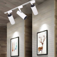 LED Rail Modern Aluminium Spot Lamp Track Light 360องศา Rotation Living Room Background Wall Clothing Store Hall Light