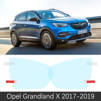 【SALE】 nohowalo1974 2ชิ้นสำหรับ Opel Grandland X 2017 2018 2019 2020เต็มฝาครอบป้องกันหมอกฟิล์มกระจกมองหลังป้องกันหมอกอุปกรณ์เสริมสติกเกอร์รถ Vauxhall