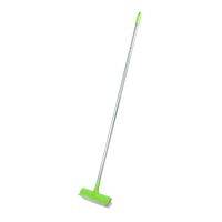 SCOTCH-BRITE แปรงขัดพื้นไนลอนพร้อมที่ปาดน้ำ SCOTCH-BRITE SUPER BROOM 9 นิ้ว สีเขียว NYLON FLOOR BRUSH AND SQUEEGEE SCOTCH-BRITE 9" GREEN แปรงทำความสะอาด อุปกรณ์ทำความสะอาด ของใช้ภายในบ้าน