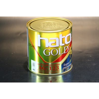 สีทอง ฮาโต้ รุ่นยอดนิยม AG123 (สูตรน้ำมัน) HATO