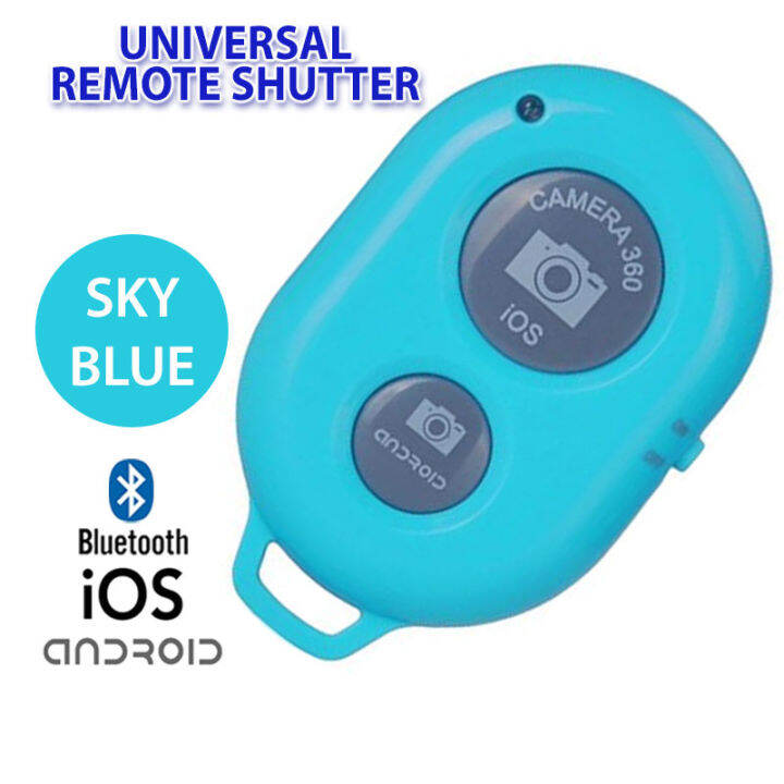 Universal Selfie Stick Bluetooth Shutter Remote Control Button Wireless SelfTimer Camera Phone