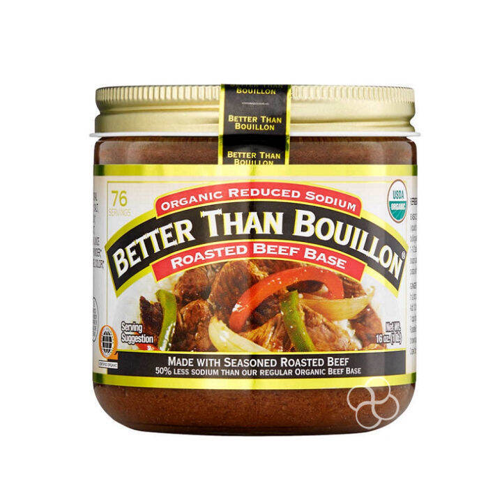 Better Than Bouillon Roasted Beef Base Organic Reduced Sodium 16oz