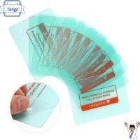 TENGJI 10pcs โปร่งใสโปร่งใส ปรับมืดอัตโนมัติ สำหรับเชื่อม แว่นตาเชื่อมโลหะ กระจกป้องกันสำหรับ แผ่นฟิล์มแผ่น เชื่อมหมวกกันน็อคเลนส์
