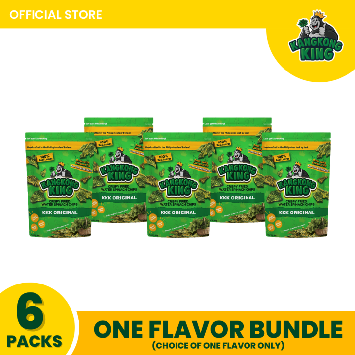 Kangkong Chips One Flavor Bundle By Kangkong King 6 Packs Lazada Ph