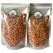 HCM1Kg Đậu Phộng Rang Tỏi Ớt Rồng Con 2 Túi Zip - Đồ ăn vặt