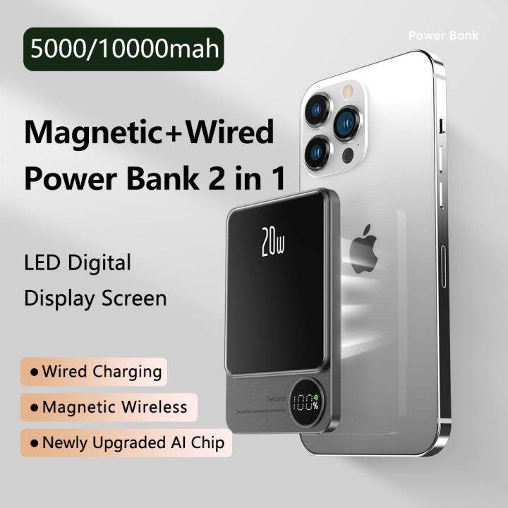 genai-10000mah-magnetic-power-bank-15w-wireless-charger-pd20w-fast-charging-mini-slim-external-battery-for-iphone-12-13-14promax-hot-sell-tzbkx996