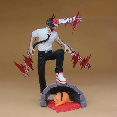 20ซม. Chainsaw Man Denji อะนิเมะ Denjipower Action Figure Chainsaw Man Denji Figurine ผู้ใหญ่สะสมตุ๊กตารุ่นของเล่น