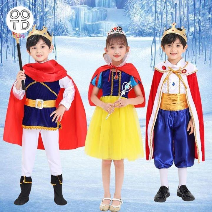 Prince Costume Children Halloween King cosplay Masquerade Snow White ...