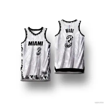 Shop Nba Jersey Miami Heat Wade Black And White with great
