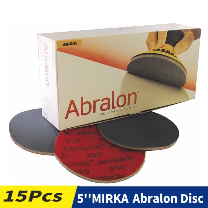 mirka-abralon-5-inch-sponge-sandpaper-foam-backed-hook-amp-loop-polishing-amp-buffing-discs-125mm-grip-disc-flocking-sheets