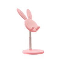 Rabbit Metal Phone Holder Desktop Stand for Cellphones iPad Tablet Girl Female Gifts Stable Cute Mobile Phone Support