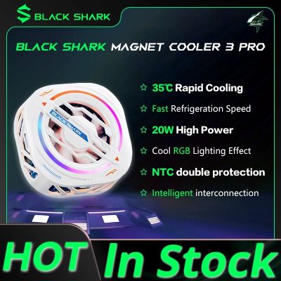 Black Shark FunCooler 3 Pro แม่เหล็กคูลเลอร์20W Kuasa Tinggi เย็น RGB Kesan Black Shark แม่เหล็กคูลเลอร์3 Pro