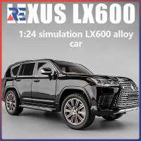 LX600ใหม่2023ของขวัญของเล่นเด็กเก็บรถ LEXUS รุ่นโลหะผสมหล่อขึ้นรูปจำลองขั้นสูงสำหรับรถเอสยูวี