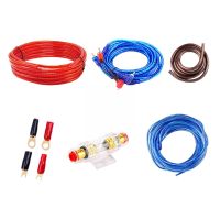 1500w Car Power Amplifier Wiring Kit Audio Subwoofer Car AMP Cable Wiring Kit Audio Fuse Wire RCA Power E4G4