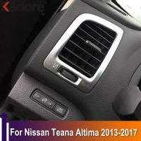 【hot】 Car Accessories Altima 2013-2015 2016 2017 Interior Side Air Conditioning Outlet Vent Cover Trims Matte