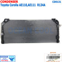 แผงแอร์ โตโยต้า โคโรล่า 1996 - 2000 AE110 AE111 CD0131 DENSO TG446700-83904W CONDENSOR FOR TOYOTA Corolla Hitaq โฉม ตูดเป็ด ไฮทอร์ค รังผึ้งแอร์