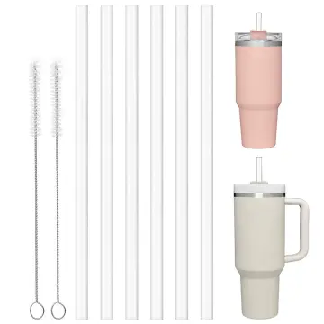 6 Pack Reusable Replacement Straws for 40 oz Adventure Tumbler