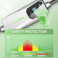 Daolar เครื่องชาร์จไฟรถยนต์ที่ชาร์จแบตในรถเร็วแบบพกพาได้32A 7Kw ที่ชาร์จอีวี5ม. IEC62196-2ที่ชาร์จแบตในรถปลั๊กเสียบ Type1เครื่องชาร์จไฟฟ้าในรถยนต์