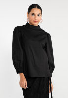 Zalia - 100% Cotton Bishop Sleeve Blouse