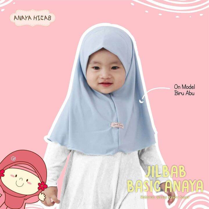 Jilbab Basic Anak Super Nyaman By Anaya Hijab | Lazada Indonesia