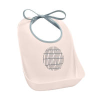 BEABA Training bib - Pink Grid