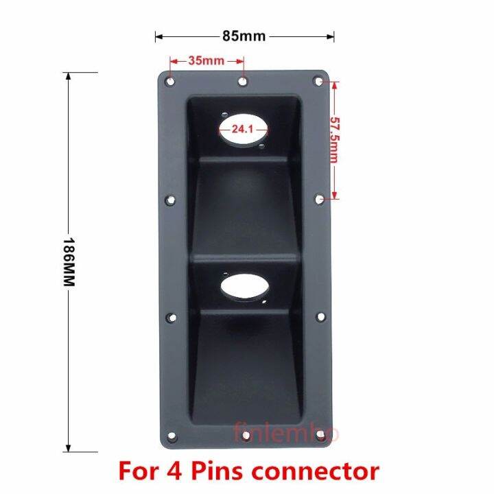 1PC DJ Speaker Terminal Plate 4/8 Pins SpeakOn Female Connector Socket