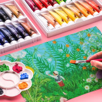Professional Acrylic Paint Aails Inks Fabric Crafts Drawing Set Clothing Oil Furniture Brush Color Paints Airbrush Canvas Art