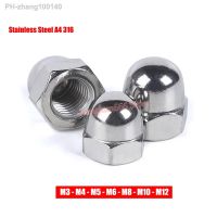 Acorn Cap Nuts A4 316 Stainless Steel Metric M3 M4 M5 M6 M8 M10 M12 Dome Head Nut Decorative Cap Blind Nuts Caps Covers Nut