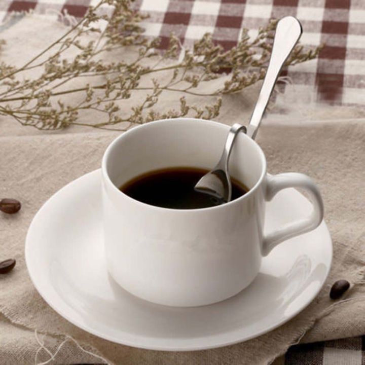 ชาโค้งน่ารักไม่เหมือนใคร1ชิ้นช้อนกาแฟเครื่องดื่ม