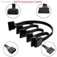 4Pin 1 Male To 3/4/5/6 Female Splitter Adapter SATA Power Hard Disk Extension Hard Drive Cable