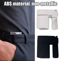 เข็มขัดพับโลหะหัวเข็มขัดปรับกางเกง ABS 1ชิ้นหัวเข็บขัดที่หนีบเอวลดเข็มขัดกระชับเครื่องมือตัดเย็บเสื้อผ้าอเนกประสงค์