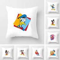 Mickey Minnie Cartoons Anime style pillowcase Pillow pillowcase Home sofa car Childrens bedroom Decorative pillowcase 45*45cm