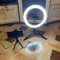 26/16CM Photography Fill Lighting Phone Ringlight Tripod Stand Photo Led Selfie Remote Control Ring Light Lamp Youtube Live