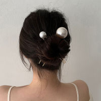 แฟชั่นเครื่องประดับHeaddressโลหะเจ้าสาวสไตล์เครื่องมือไข่มุกประดับผมผมStick U-Shaped Hairpin