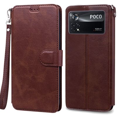 「Enjoy electronic」 For Poco X4 Pro 5G Case Flip Wallet Book Cover For Coque Xiaomi Poco X4 Pro X 4 Pro X4Pro 5G Phone Case Leather Coque Fundas