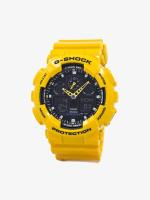 G-Shock นาฬิกาข้อมือผู้ชาย Casio G-Shock Black Dial Yellow  รุ่น GA-100A-9ADR ของแท้ 100% มีการรับประกัน 1 ปี คืนสินค้าภายใน 15 วัน  Ralunar