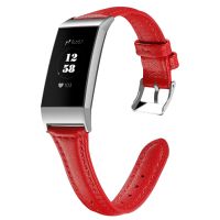 ┋✙♣ Pasek skórzany do Fitbit Charge 4 opaska na nadgarstek do Fitbit wymienna opaska na nadgarstek pasek na Fitbit Charge 3 akcesoria paski