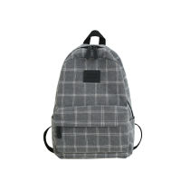 HOCODO Plaid Women Backpack Student Cute School Bag Rucksack Female Mochilas Feminina School Bags For Teenage Girs Canvas Bag