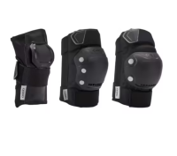 Fit500 Adult 3-Piece Inline Skate Protection Set - Black/Grey