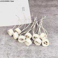 【YD】 10Pcs Lamp Base GU10 Socket Holder with Cable for Halogen Lamps Lighting Accessories