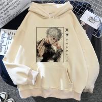 Jujutsu Kaisen เสื้อฮู้ดลายกราฟิกสำหรับผู้หญิงเสื้อสเวตเตอร์ลายกราฟิกน่า Y2k ความงามเสื้อผ้า