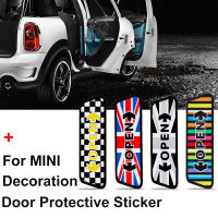 4Pcs รถประตู Protector สะท้อนแสงสติกเกอร์เตือนสำหรับ Mini Cooper JCW One R55 R56 F54 F55 F60 Countryman รถอุปกรณ์เสริม