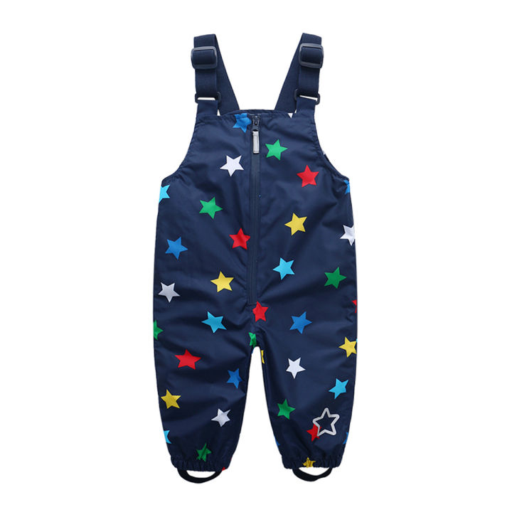 honeyking-children-waterproof-rain-pants-baby-jumpsuits-boys-girls-overalls-strap-pants-fashion-kids-overalls